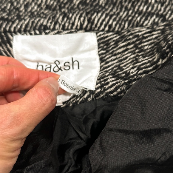 ba&sh Santa Twill Wool Alpaca Blend Double Breasted Oversized Coat Womens Small - Picture 8 of 11